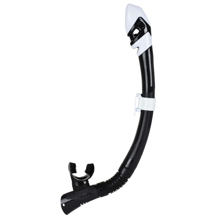 Snorkel de buceo Fast Tech Dry Black-White Seac 84-32NW-SBL