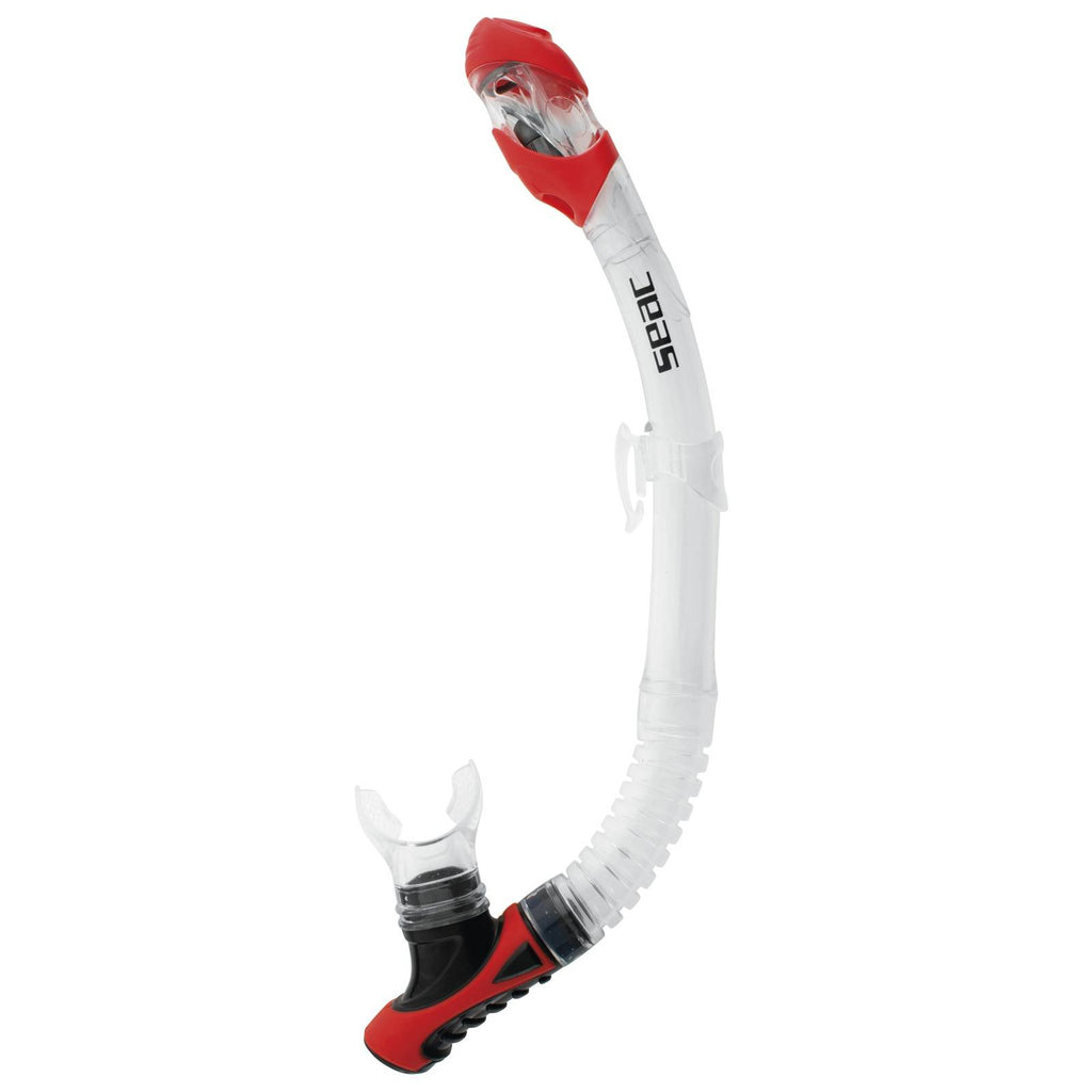 Snorkel de buceo Reverse Dry Clear-Red Seac 84-38R-SKL