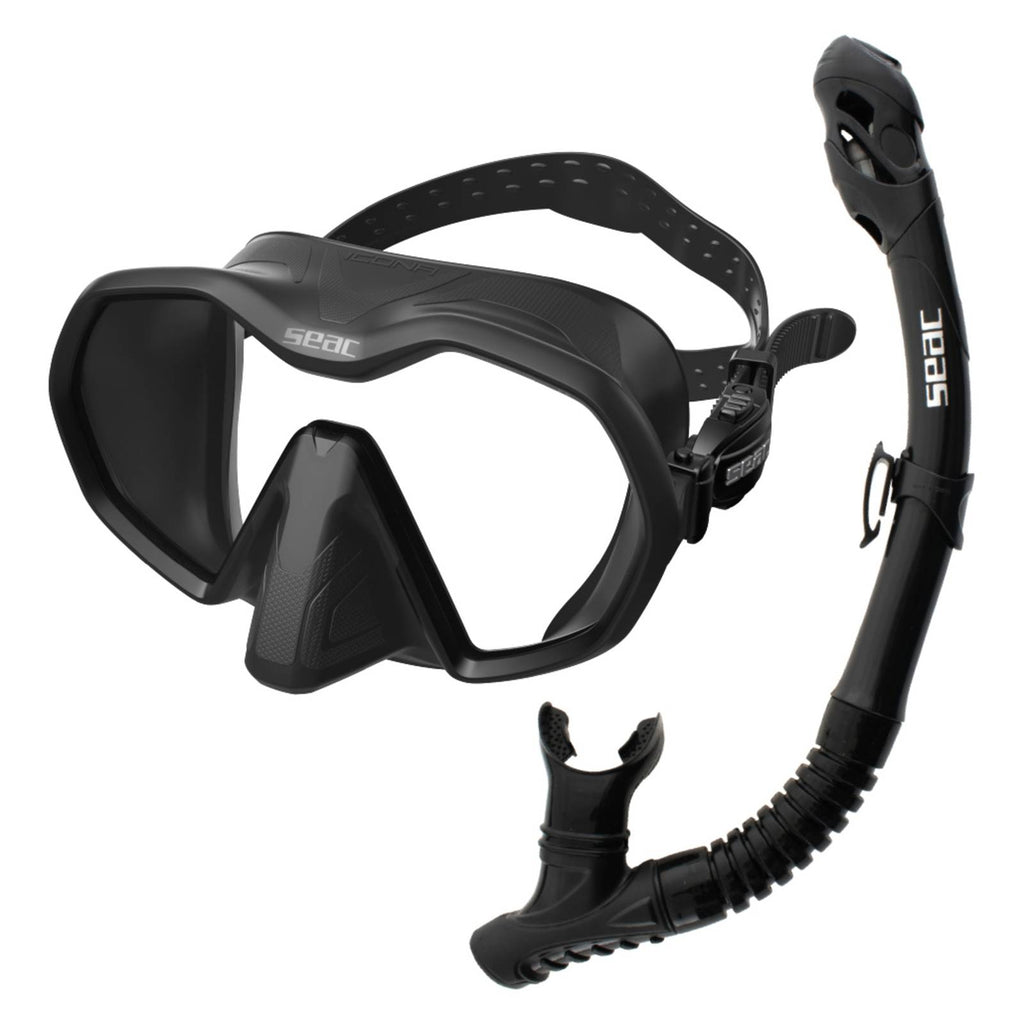 Set de Buceo Bis Icona Reverse Dry Negro Seac 89-96N