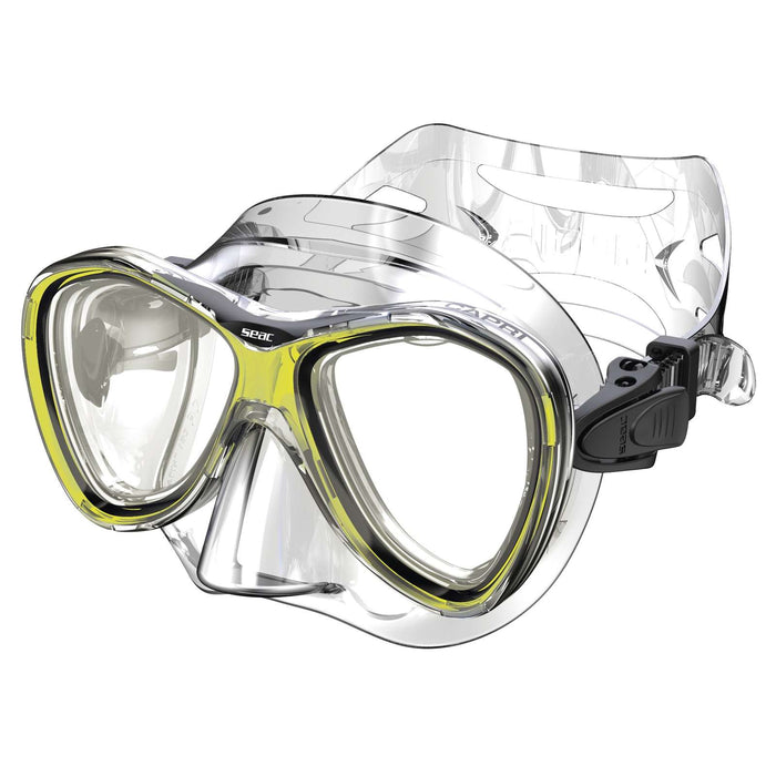 Máscara de Snorkel Capri Slt Claro-Amarillo Seac 9419Y