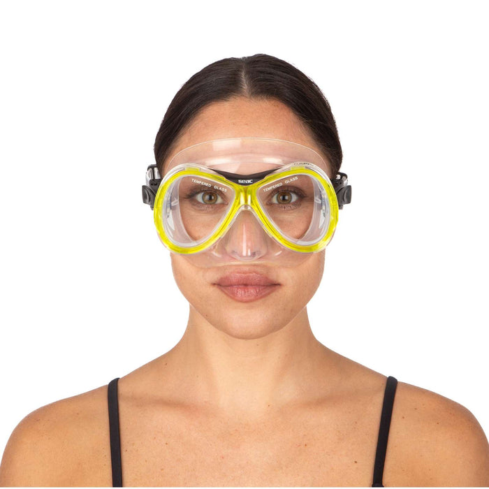 Máscara de Snorkel Capri Slt Claro-Amarillo Seac 9419Y