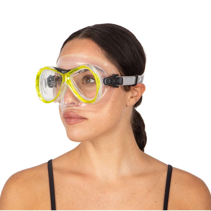Máscara de Snorkel Capri Slt Claro-Amarillo Seac 9419Y