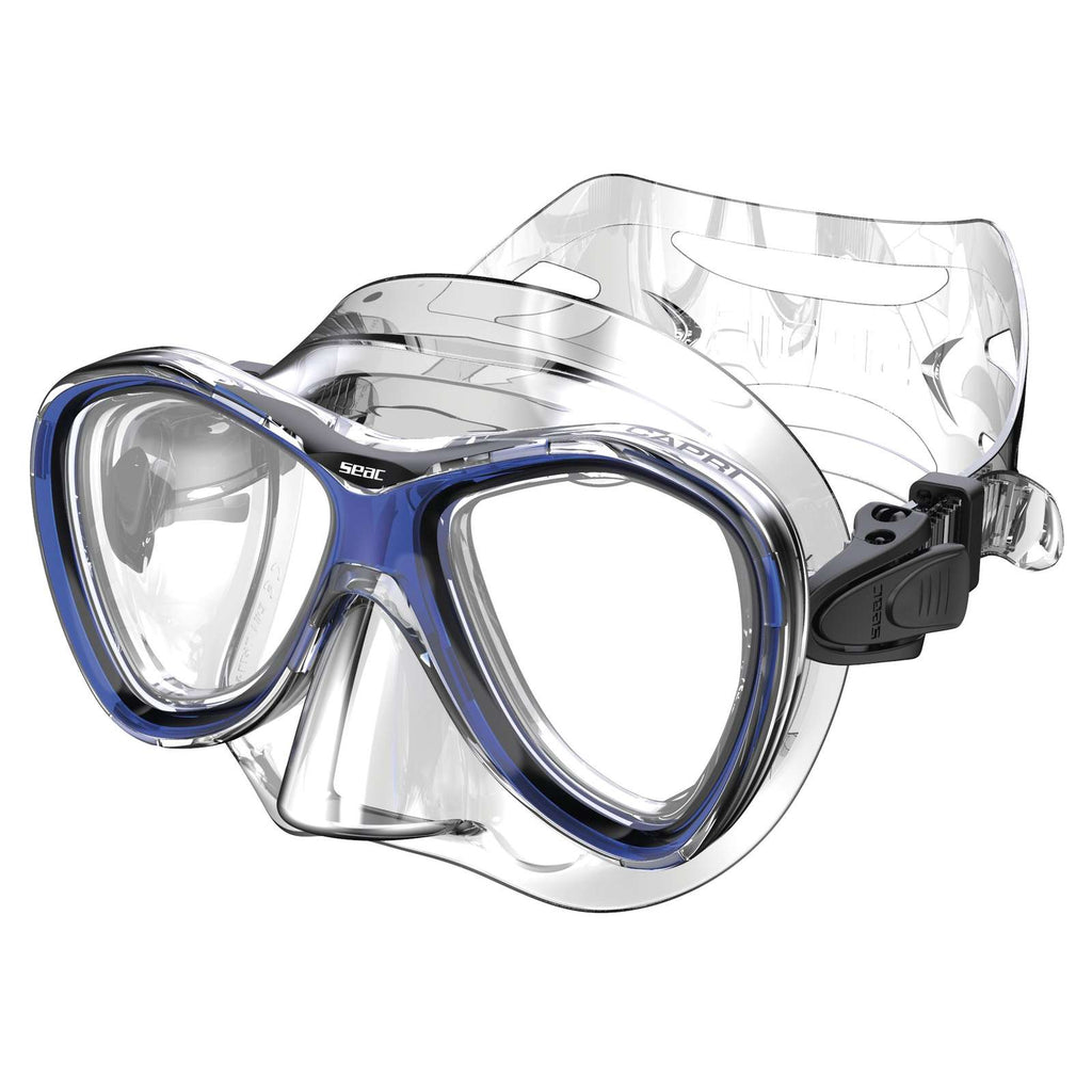 Máscara de Snorkel Capri Claro-Azul Seac 9420B