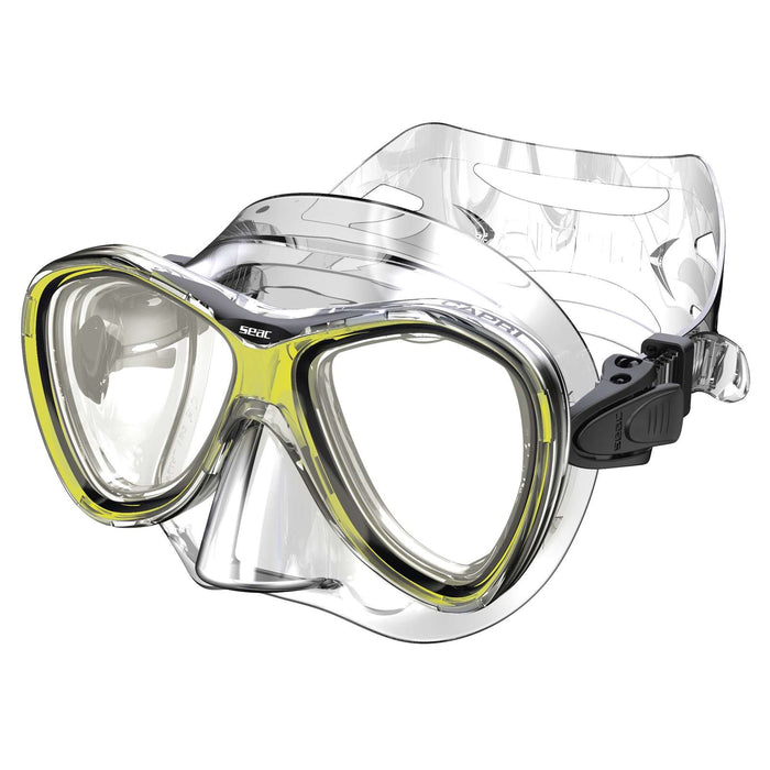Máscara de Snorkel Capri Claro-Amarillo Seac 9420Y