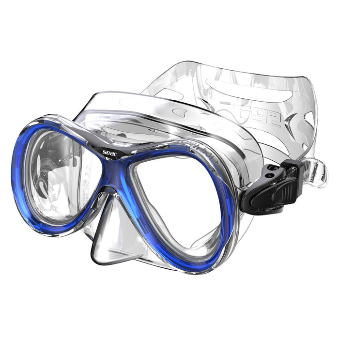 Máscara de Snorkel Capri Md Claro-Azul Seac 9422B