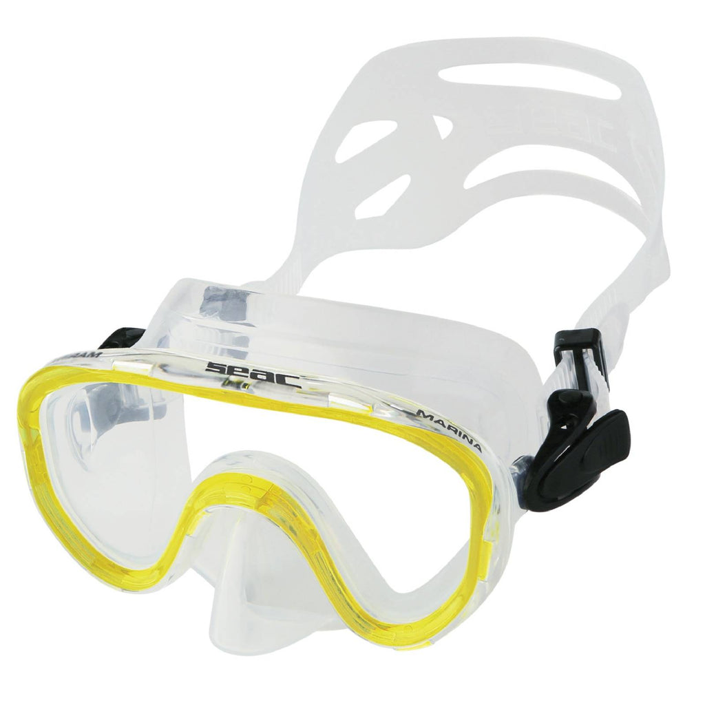 Máscara de Snorkel Marina Niños Claro-Amarillo Seac 9426Y