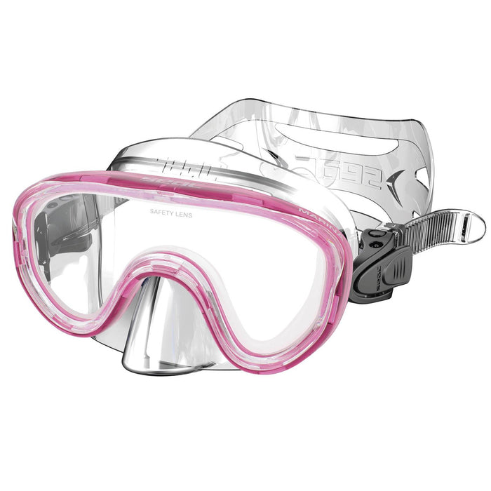 Máscara de Snorkel Marina Niños Slt Claro-Rosa Seac 9428P