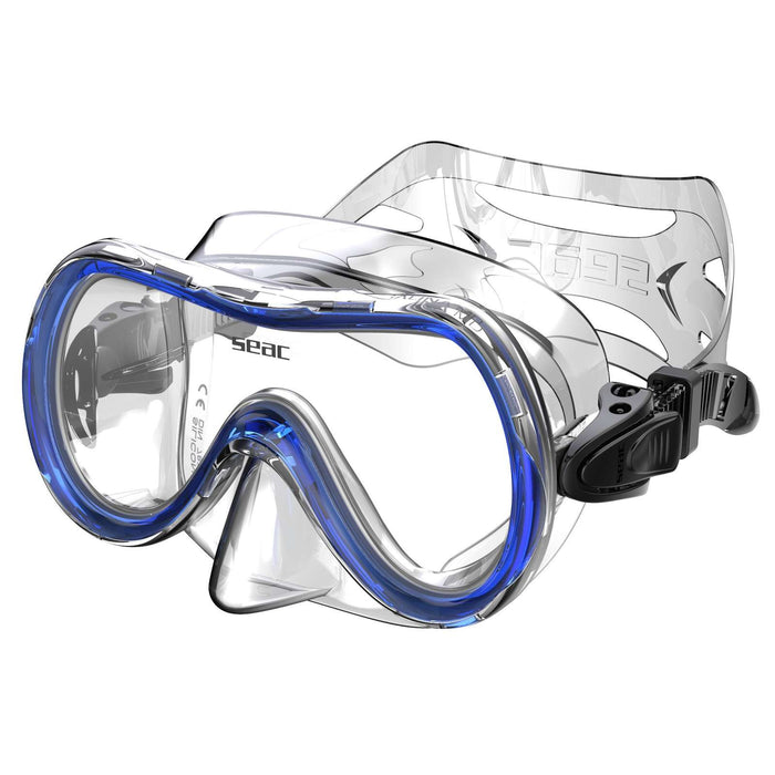 Máscara de Snorkel Salina Md Slt Claro-Azul Seac 9445B
