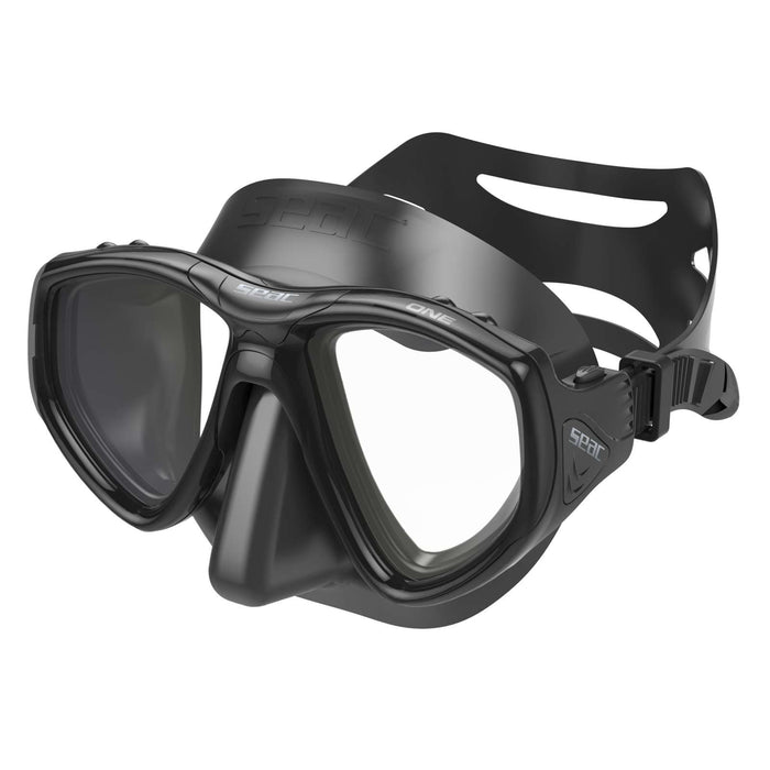 Máscara de Snorkel de Buceo Uno Negra Seac 9449N