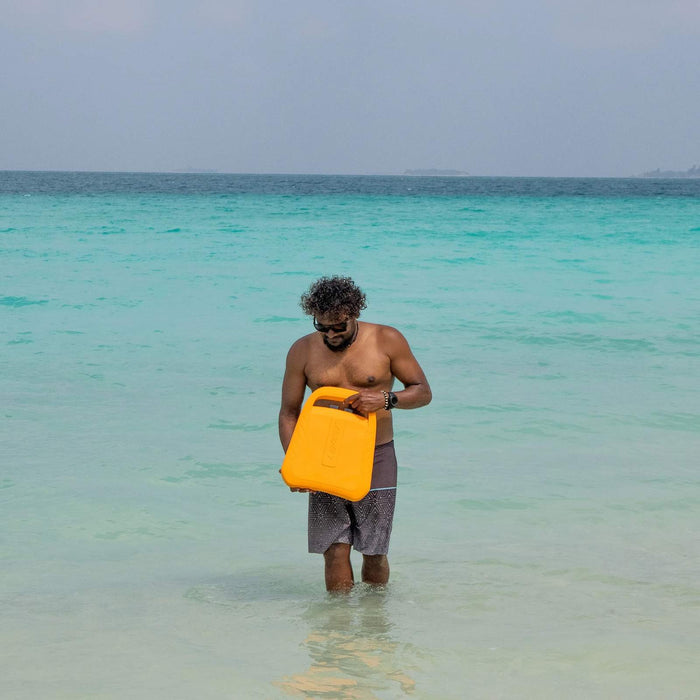 Tabla de natación para scooter submarino C1 Amarillo Lefeet C030002