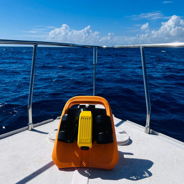 Tabla de natación para scooter submarino C1 Amarillo Lefeet C030002