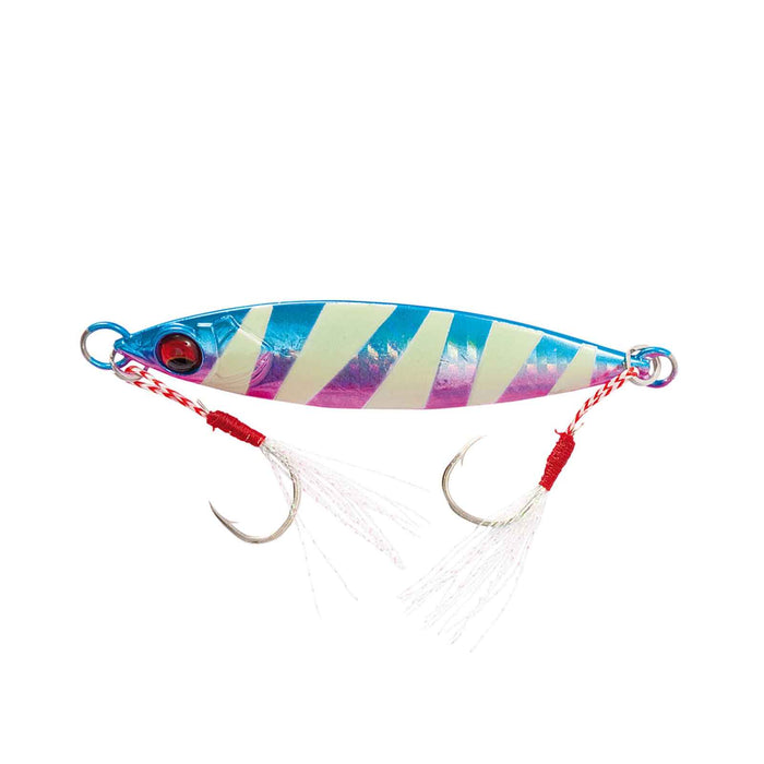 Cebo Splinter Jig Metálico Azul Rayas Fluo Rosa 30g Nomura NM42420230