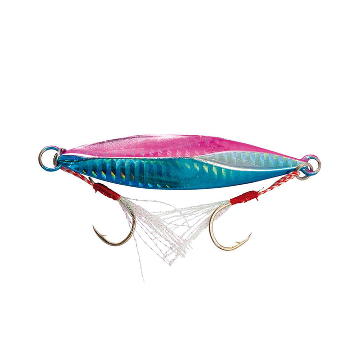Cebo Splinter Jig Metálico Azul Rayas Fluo Rosa 30g Nomura NM42420230