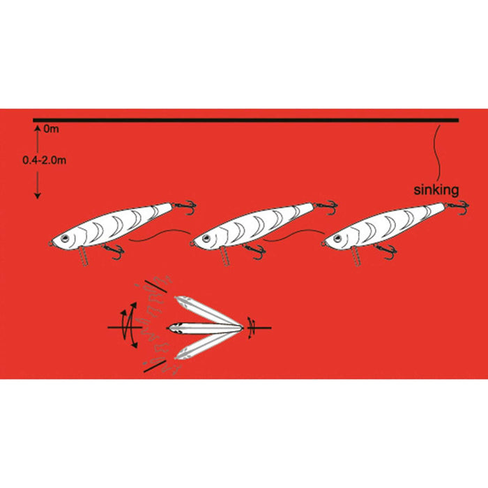 Cebo Ranger Minnow Azul Claro Natural 7cm 13g Nomura NM52208307