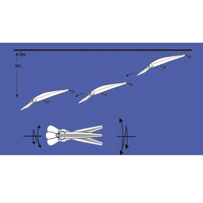 Atrayente Takuma Verde Plata Rosa 11cm 13g Nomura NM58804411