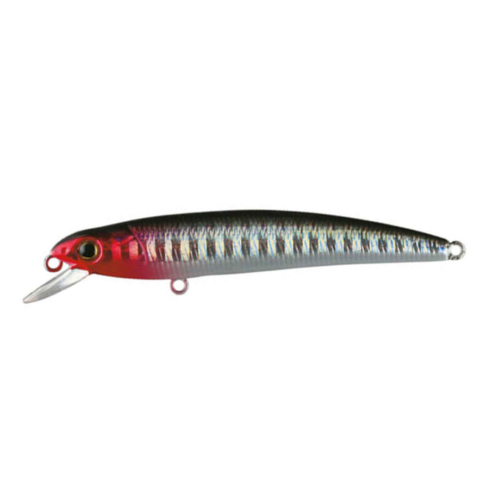 Atrayente Hiro Minnow Negro Rojo Plata 5cm Nomura NM60300405