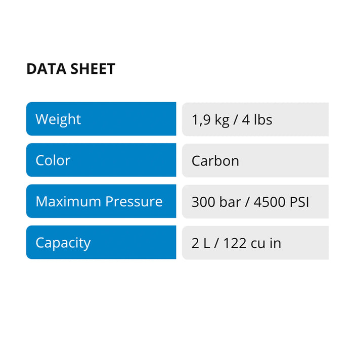 Carbon Tank 2L MiniDive