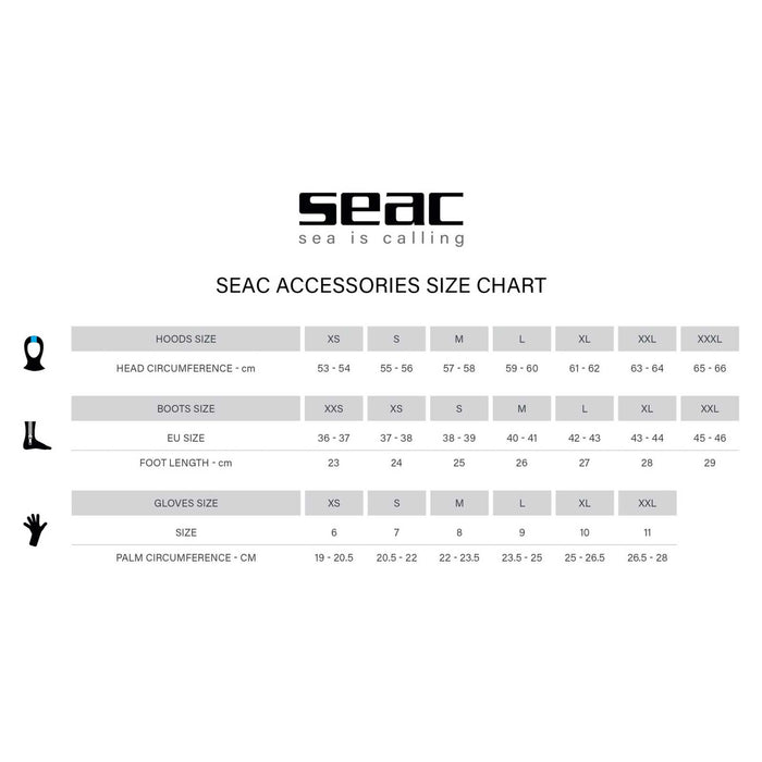Calcetines Standard Hd 2,5mm XL Seac 0403-05