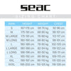 Neopreno Space Man 5mm Grande M Seac 1-115-M LARGE