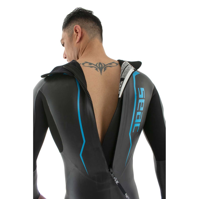Traje de neopreno Pace Hombre 2,5-3,5mm Negro-Azul L Seac 1-133-L