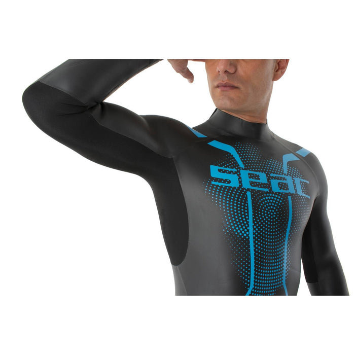 Traje de neopreno Pace Hombre 2,5-3,5mm Negro-Azul S Seac 1-133-S