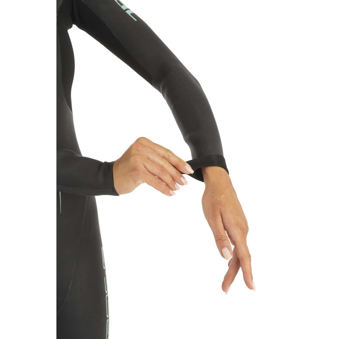 Traje de neopreno Pace Mujer 2,5-3,5mm Negro-Turquesa M Seac 1-134-M