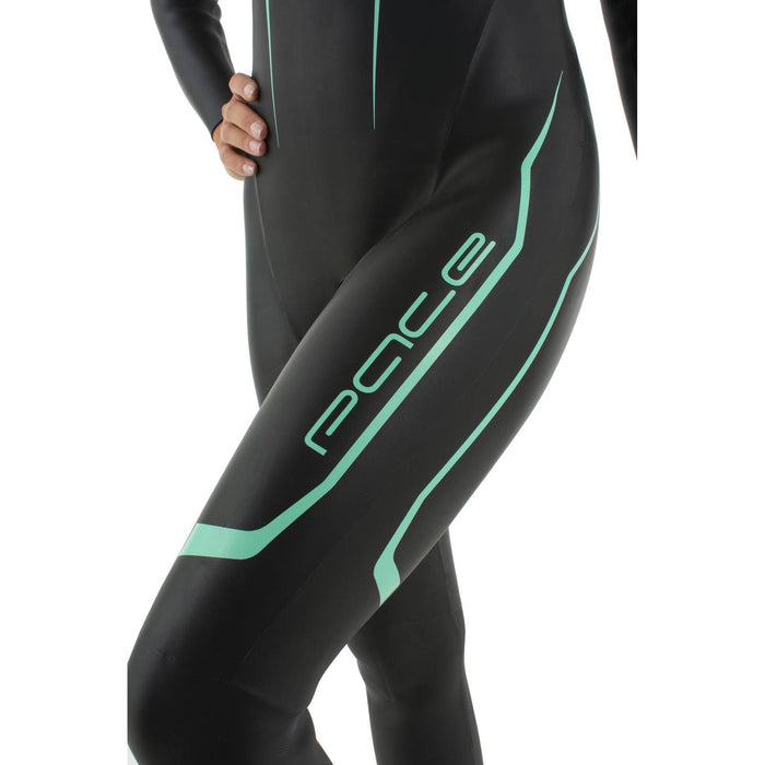 Traje de neopreno Pace Mujer 2,5-3,5mm Negro-Turquesa XXL Seac 1-134-XXL