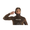 Chaqueta de neopreno Alga Hombre 5mm Marrón L Seac 1-161-L