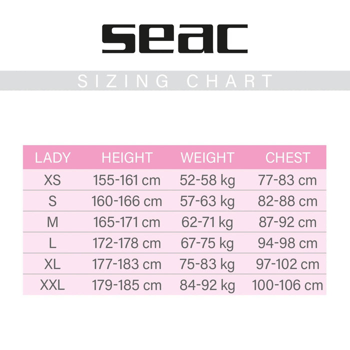 Traje de baño Relax Largo Mujer 2,2mm XL Seac 1-42-XL