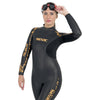 Traje de baño Energy Mujer 2mm Negro-Naranja L Seac 1-50-L