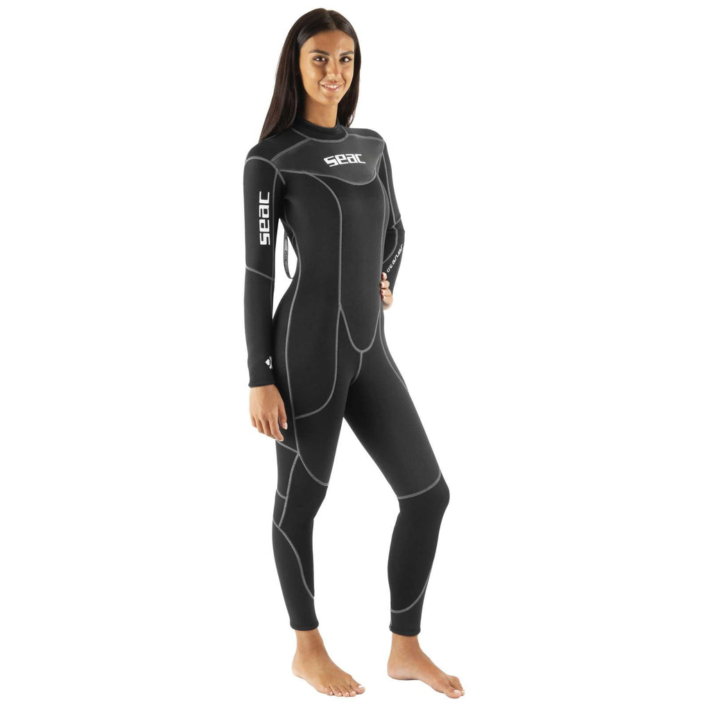 Traje de neopreno Sense Negro Mujer 3mm XS Seac 1-79-XS