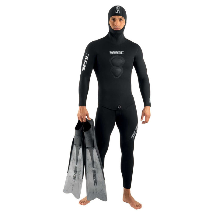 Traje de neopreno Royal Hombre 3,5mm Negro L Seac 1-84-L