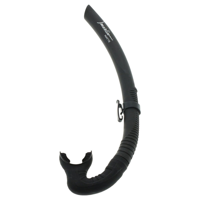 Tubo de snorkel Negro Mate Marlin 10294