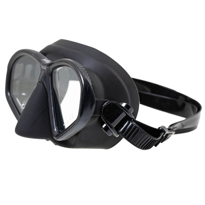 Máscara de buceo negra mate Marlin 10300
