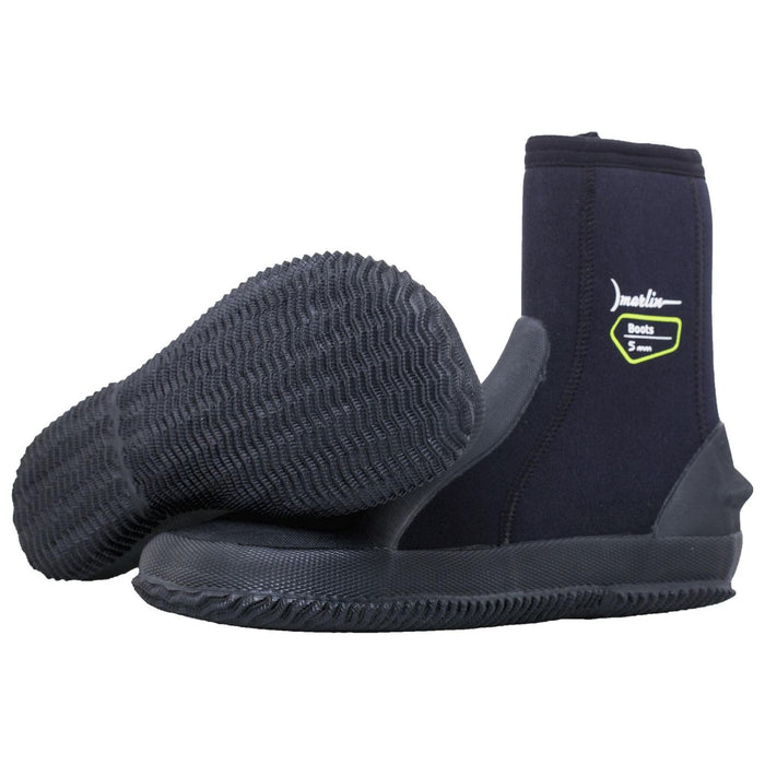 Botas de buceo 5mm Negras Talla M Marlin 10478
