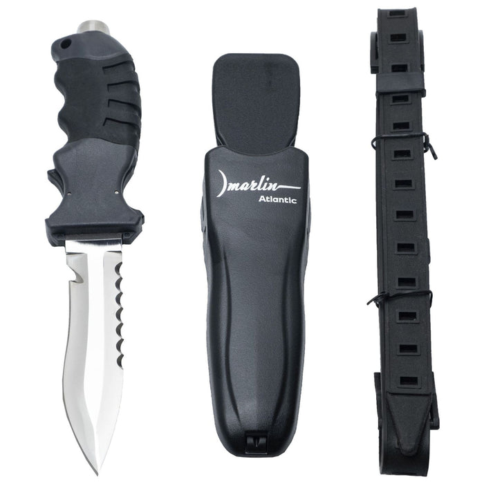 Cuchillo de pesca submarina Atlantic de acero inoxidable Marlin 10959288