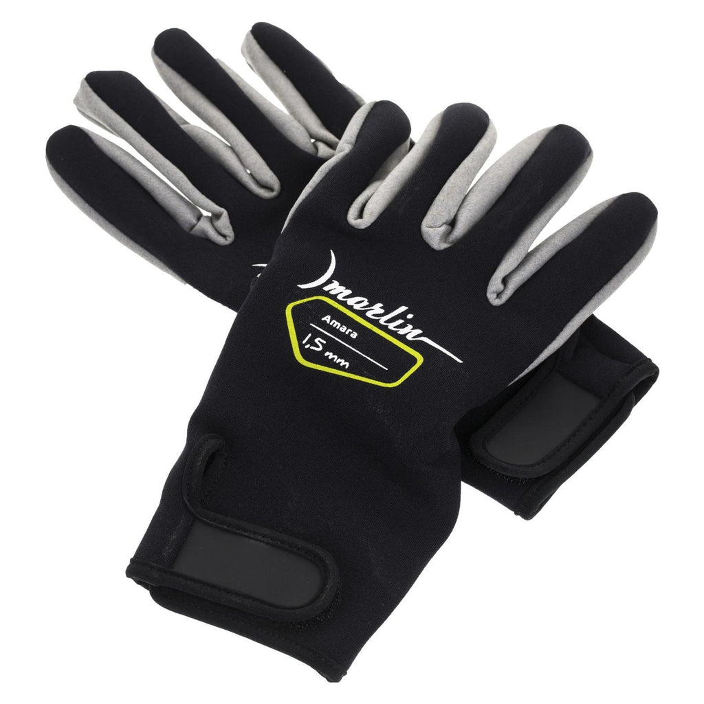 Guantes de Buceo Amara 1.5mm Negro-Gris Talla XL Marlin 1096040