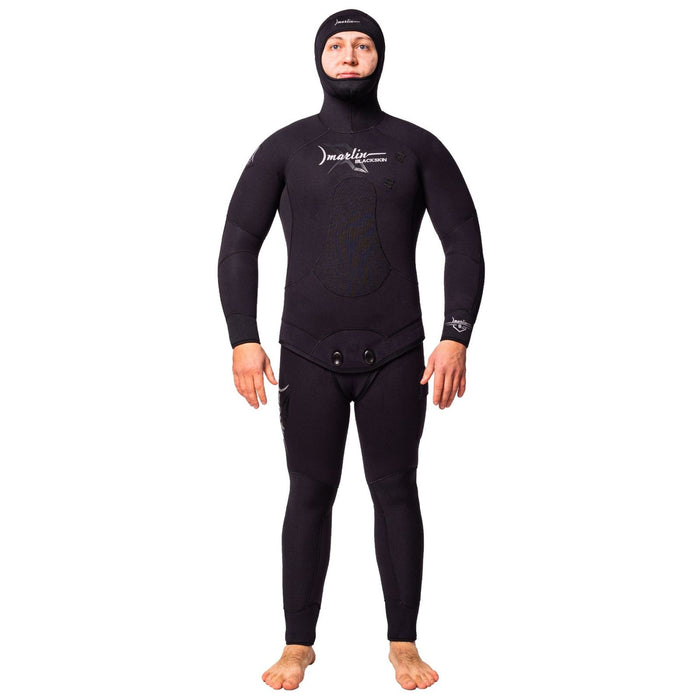Traje de Buceo Completo Pesca Submarina Skin Negra Hombre 9mm Negro Talla M Marlin 10971