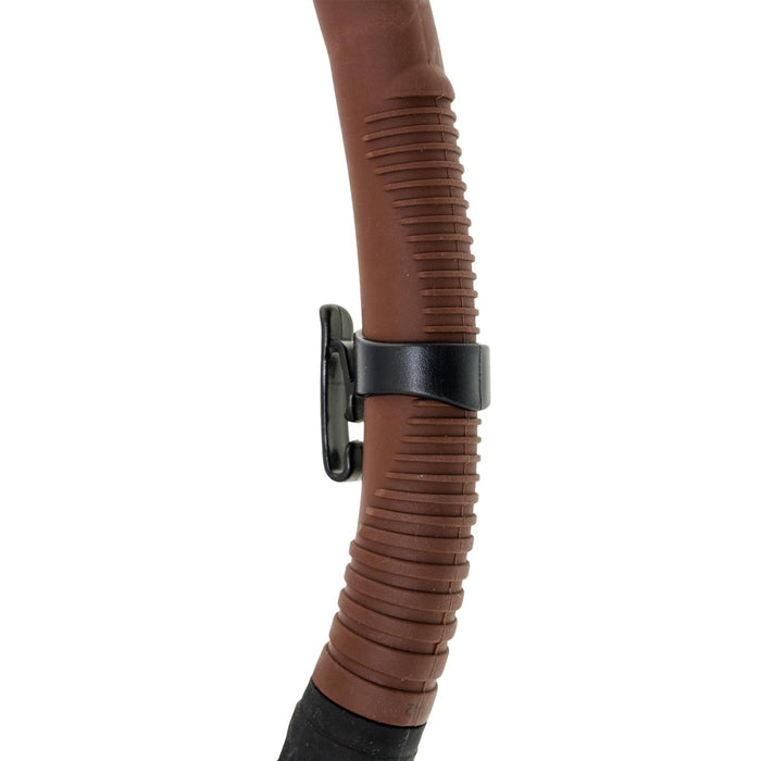 Tubo de snorkel mate marrón Marlin 11231