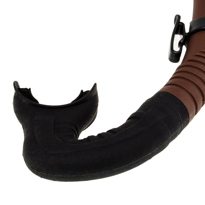 Tubo de snorkel mate marrón Marlin 11231