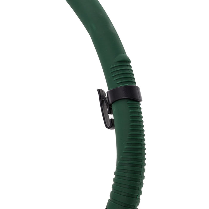 Tubo de snorkel mate verde Marlin 11232