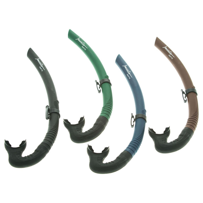 Tubo de snorkel mate verde Marlin 11232