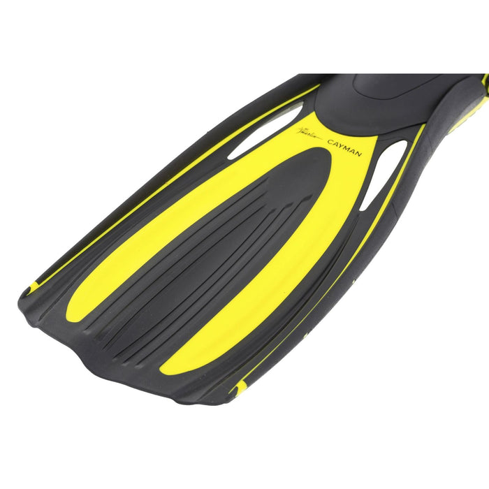 Aletas de Buceo Cayman Abiertas Amarillas Talla L-44,5-46 Marlin 11544