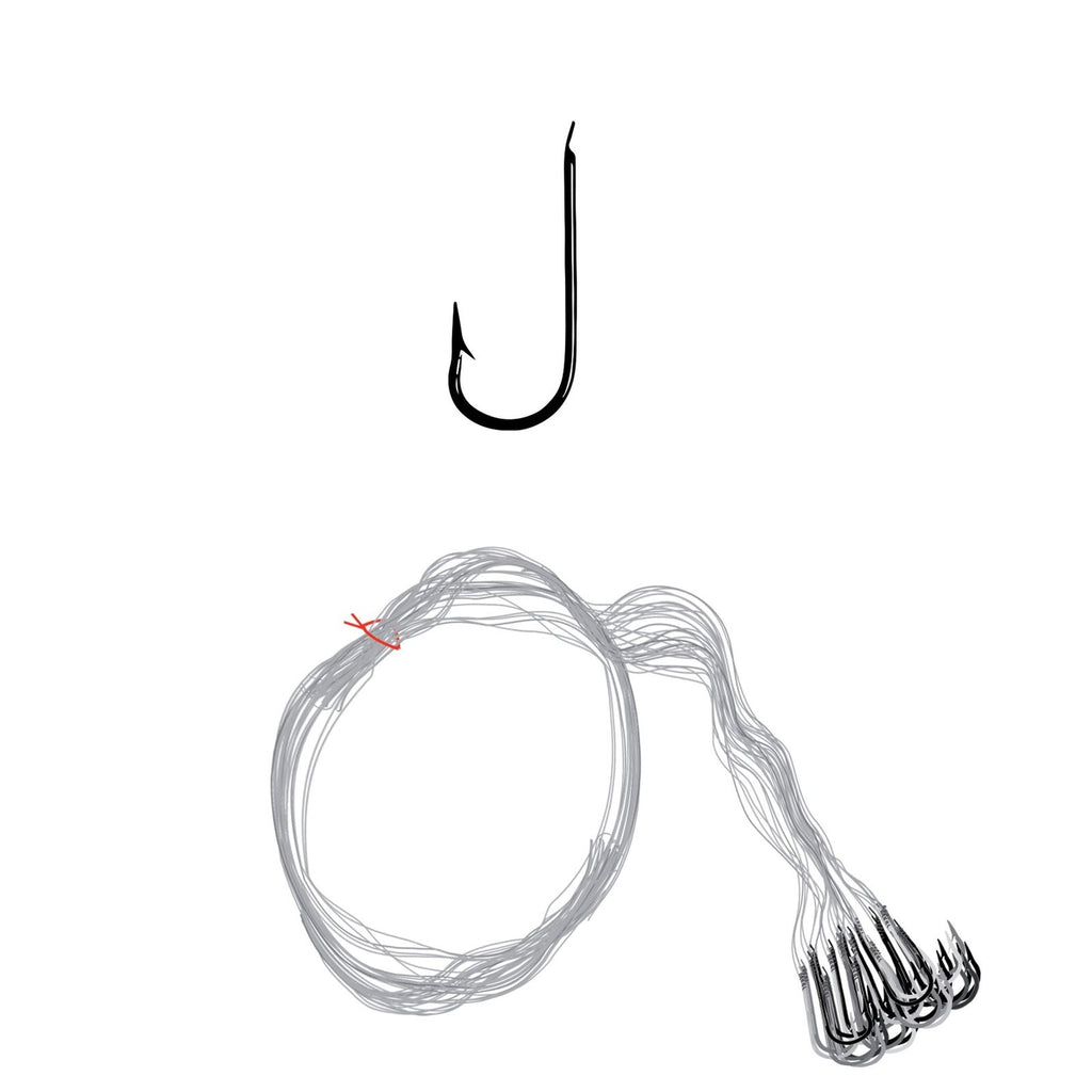 Anzuelos atados de acero inoxidable 2315 220cm №6 Expert Predator 11545