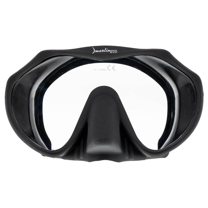 Máscara de snorkel Frameless Evo Negra Marlin 117439