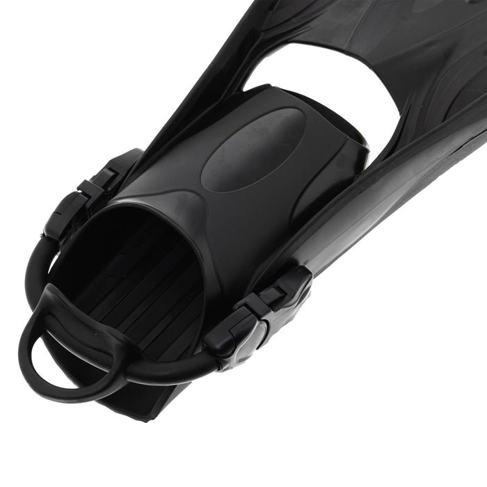 Aletas de Buceo Scuba Ebs Negras Talla L-44,5-49 Marlin 117446