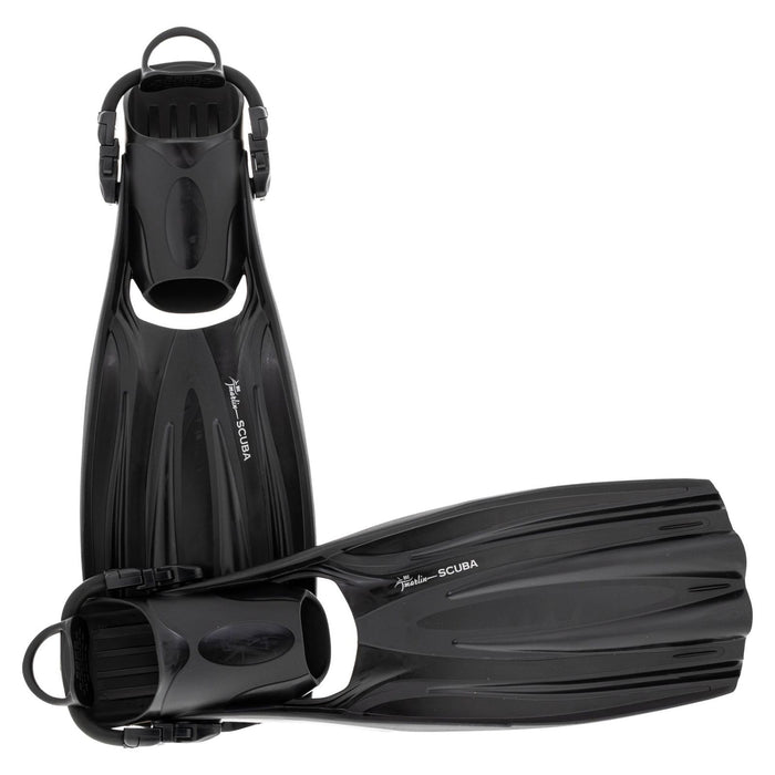 Aletas de Buceo Scuba Ebs Negras Talla L-44,5-49 Marlin 117446