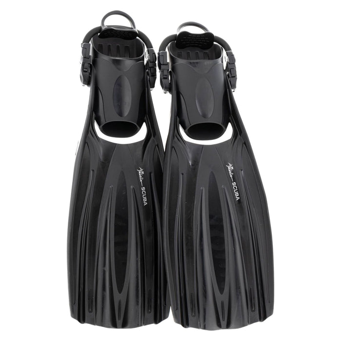 Aletas de Buceo Scuba Ebs Negras Talla L-44,5-49 Marlin 117446