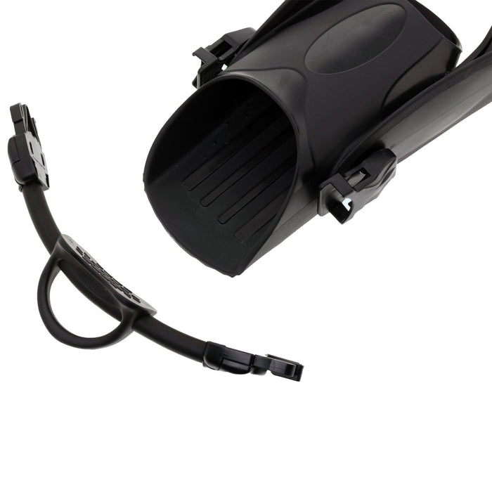 Aletas de Buceo Scuba Ebs Negras Talla L-44,5-49 Marlin 117446