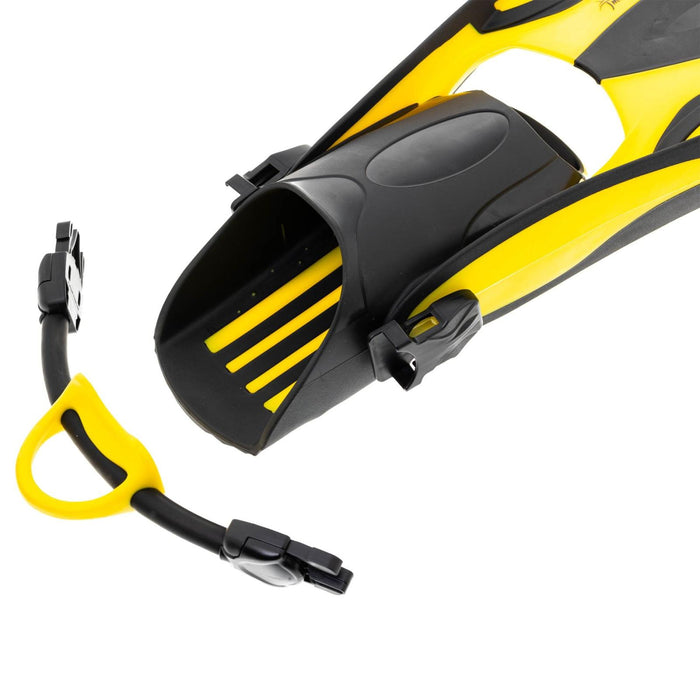 Aletas de Buceo Scuba Ebs Amarillas Talla S-35,5-40 Marlin 117451
